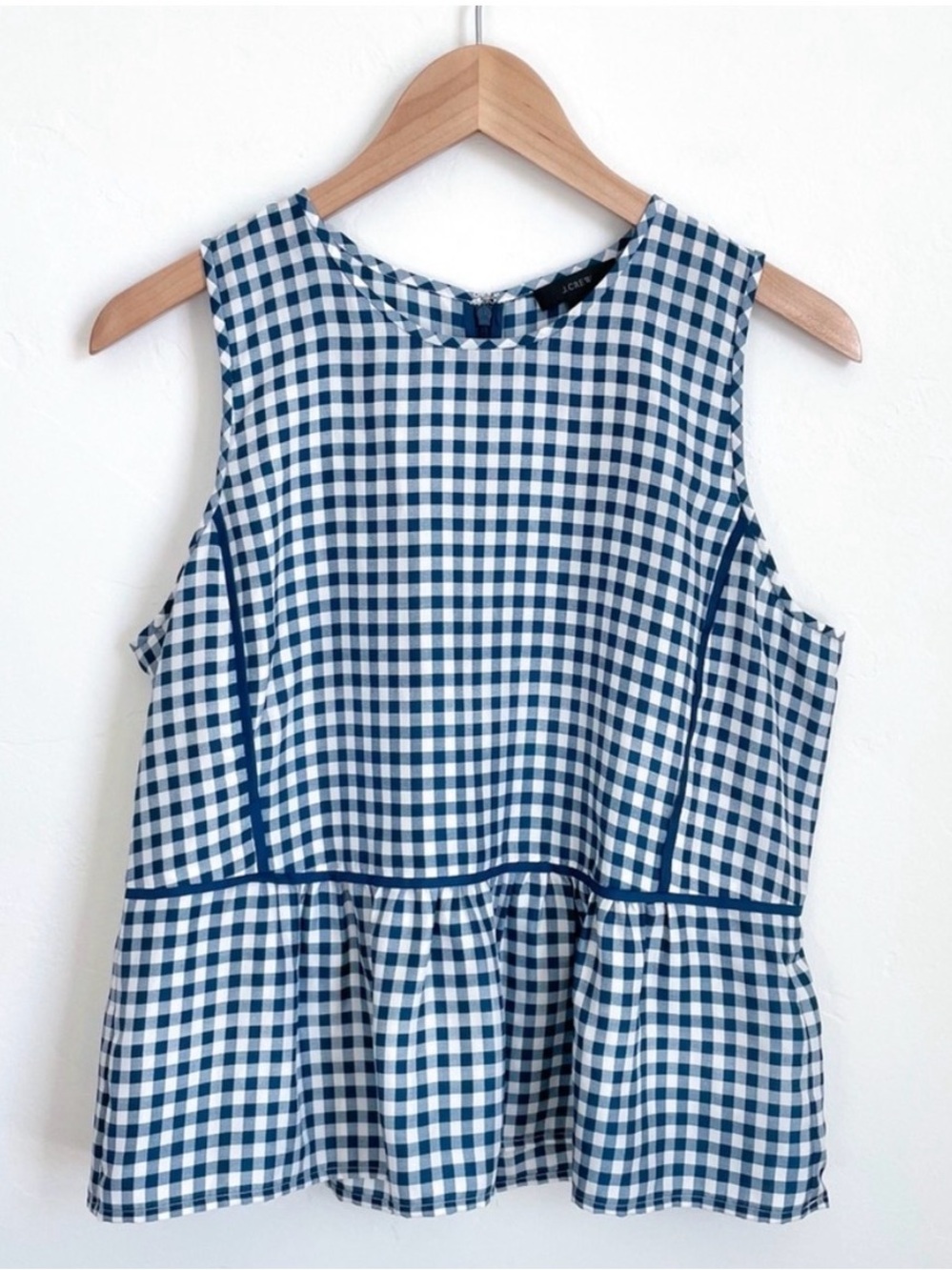 J.Crew Sleeveless Peplum Top – Size 10